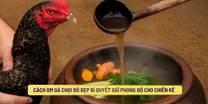 Cách Om Gà Chọi Đỏ Đẹp Bí Quyết Giữ Phong Độ Cho Chiến Kê
