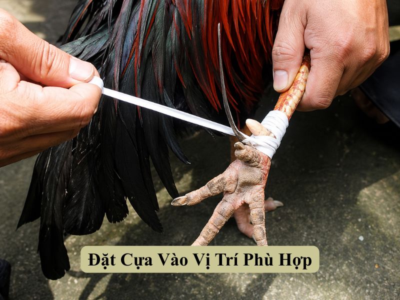 Đặt Cựa Vào Vị Trí Phù Hợp
